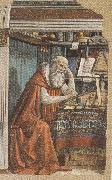 Sandro Botticelli, Domenico Ghirlandaio,St Jerome in his Study (m,k36)